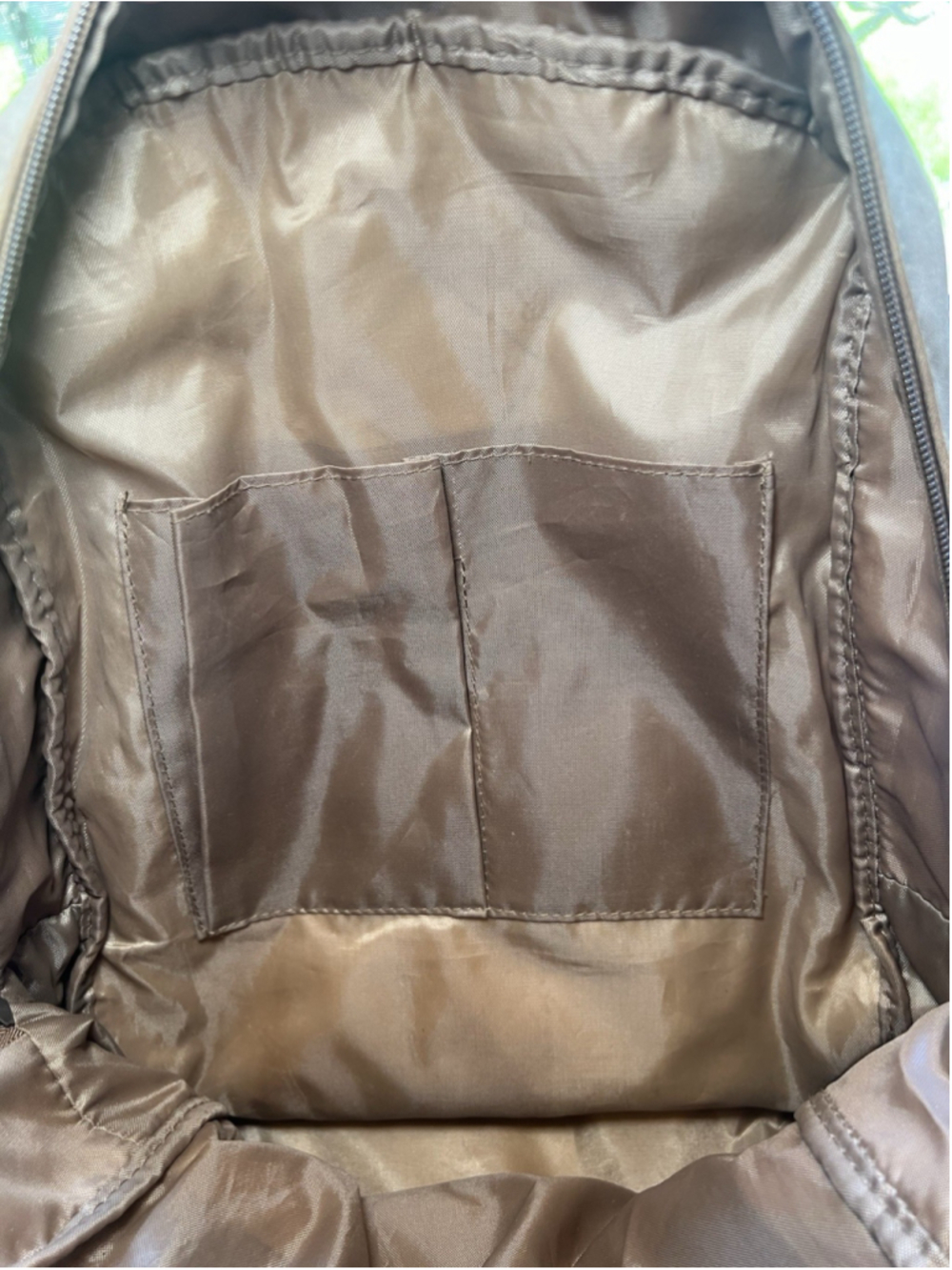 American Eagle Outfitters Brown Faux Leather Backpack Bag Vintage Y2K - Picture 9 of 11
